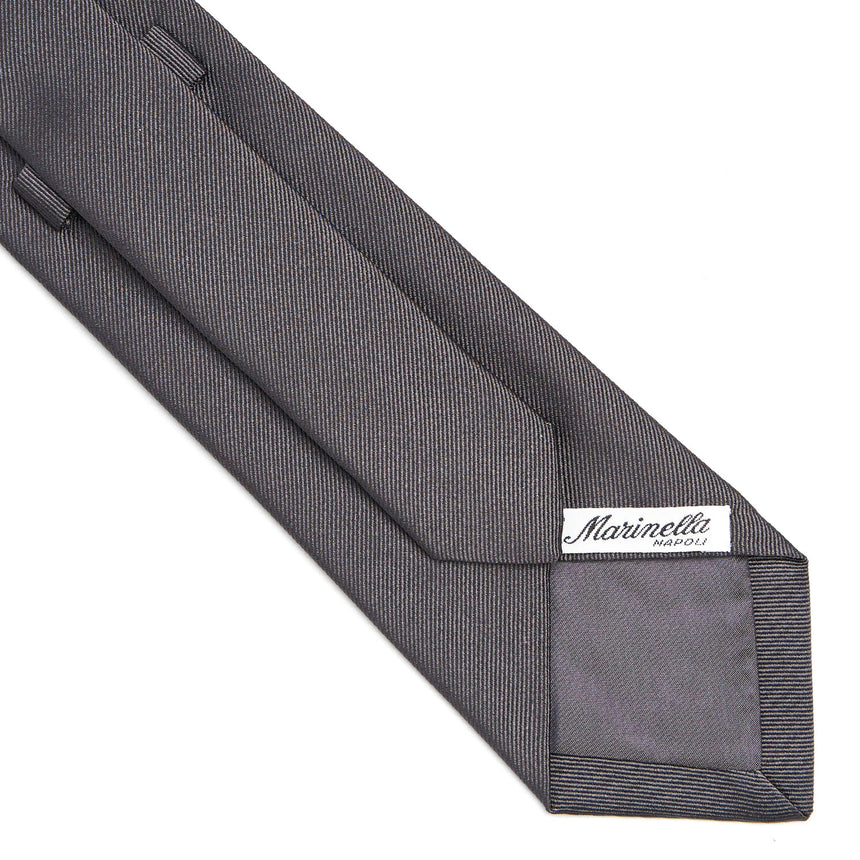 DARK GREY SARTORIAL JACQUARD SILK TIE