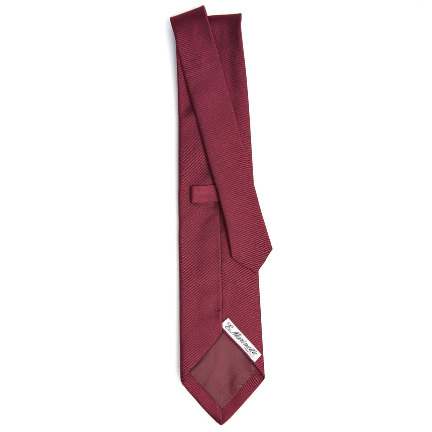 CRAVATTA SARTORIALE SETA JACQUARD BORDEAUX