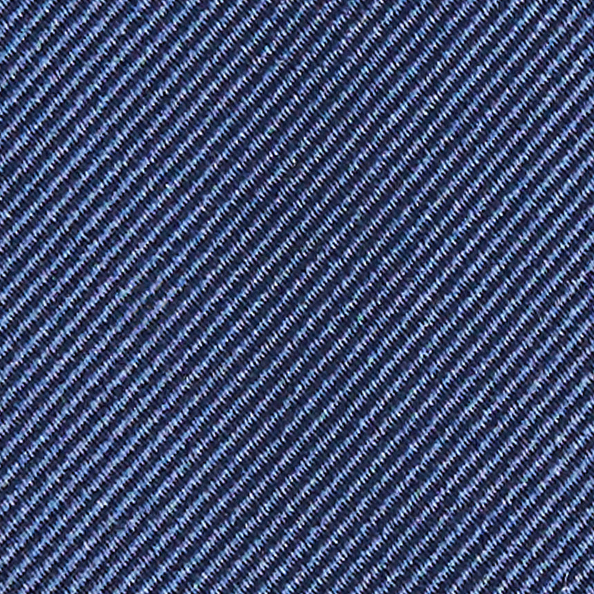 CRAVATTA SARTORIALE IN SETA JACQUARD BLU SCURO