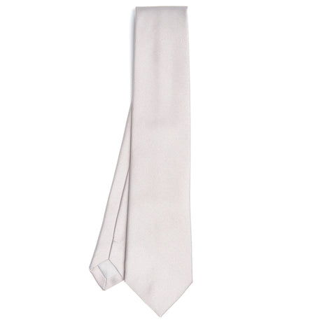 LIGHT GREY SARTORIAL JACQUARD SILK TIE