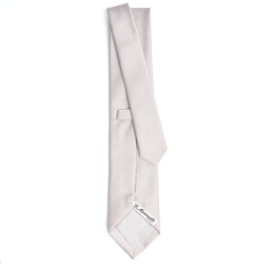 LIGHT GREY SARTORIAL JACQUARD SILK TIE