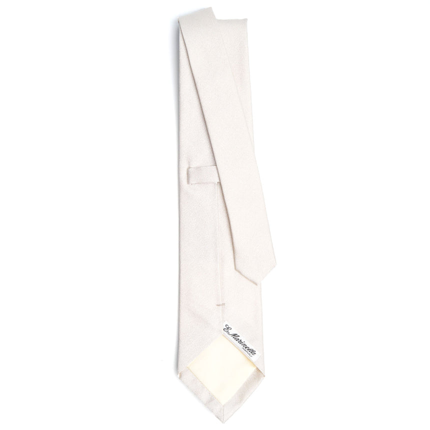 WHITE SARTORIAL JACQUARD SILK TIE