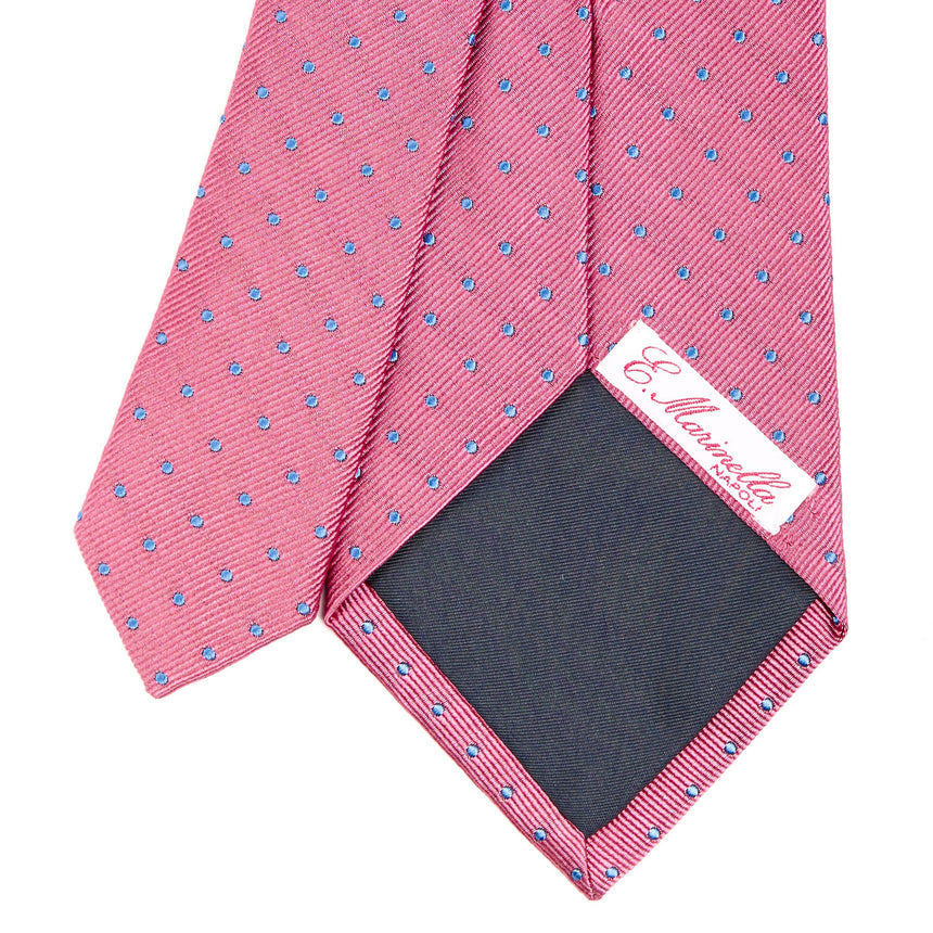 PINK LADY TIE IN JACQUARD SILK