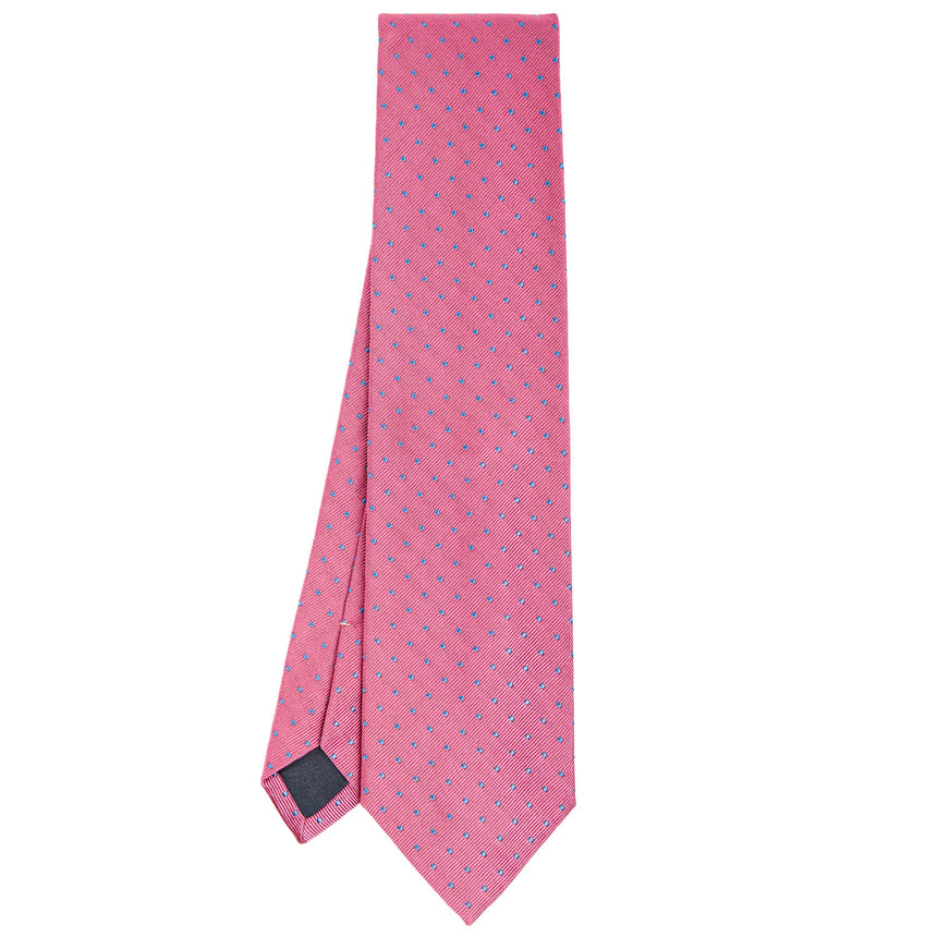 PINK LADY TIE IN JACQUARD SILK