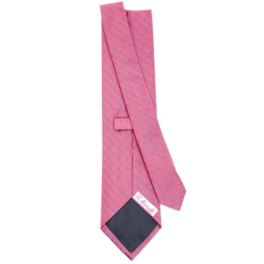 PINK LADY TIE IN JACQUARD SILK