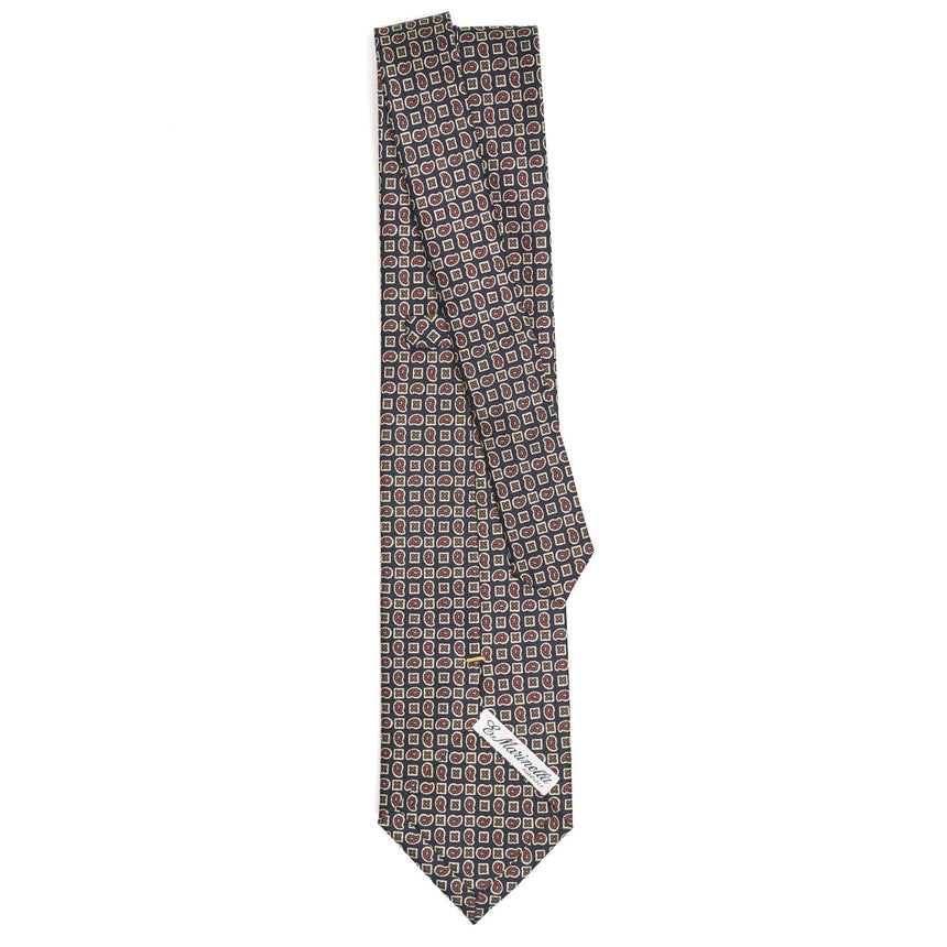 DARK BLUE EXTRA LONG SARTORIAL SILK TIE