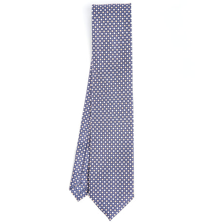 BLUE  EXTRA LONG SARTORIAL SILK TIE