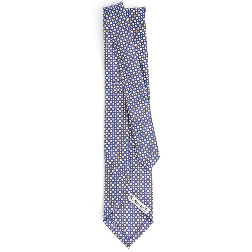 BLUE  EXTRA LONG SARTORIAL SILK TIE