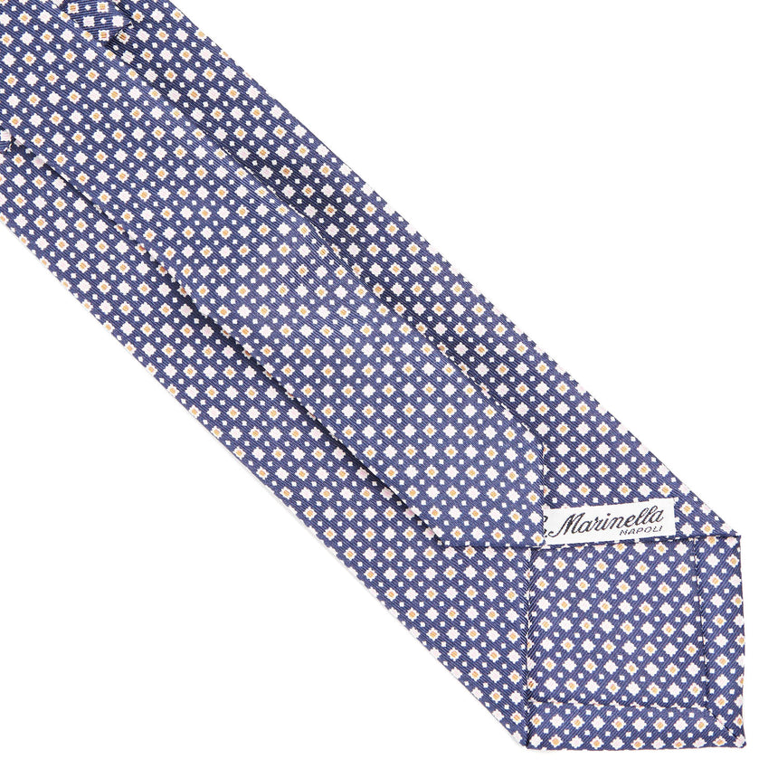 BLUE  EXTRA LONG SARTORIAL SILK TIE