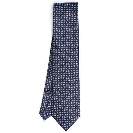 DARK BLUE EXTRA LONG SARTORIAL SILK TIE