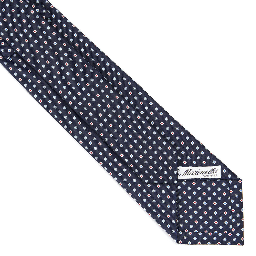 DARK BLUE EXTRA LONG SARTORIAL SILK TIE