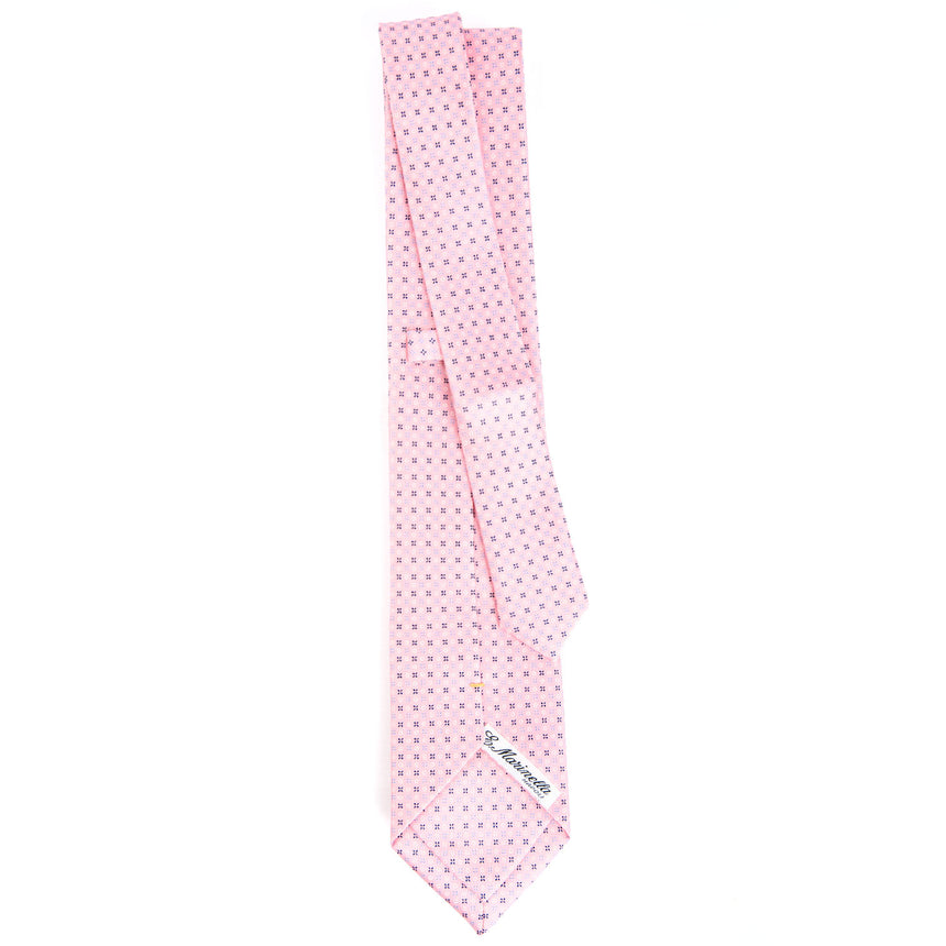 CRAVATTA SARTORIALE EXTRA LONG IN SETA ROSA