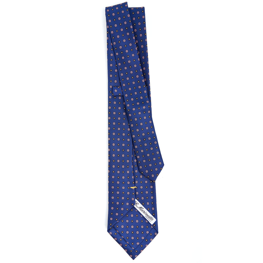 CRAVATTA SARTORIALE EXTRA LONG IN SETA BLU