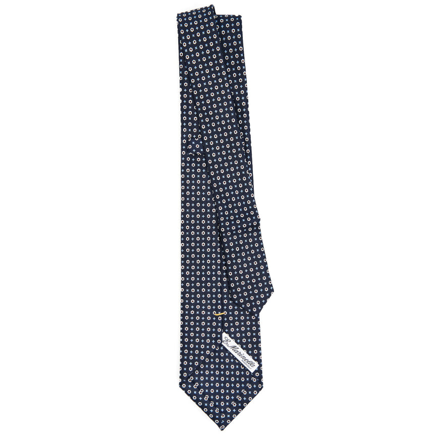 DARK BLUE EXTRA LONG SARTORIAL SILK TIE