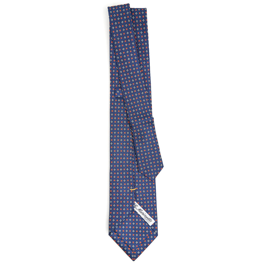 CRAVATTA SARTORIALE EXTRA LONG IN SETA BLU