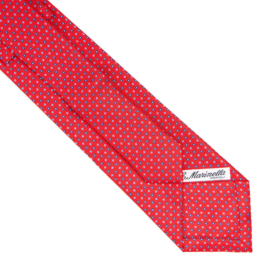 CRAVATTA SARTORIALE EXTRA LONG IN SETA ROSSO