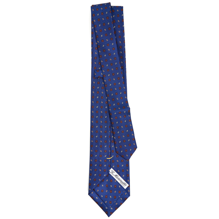 CRAVATTA SARTORIALE EXTRA LONG IN SETA BLU