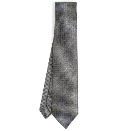 DARK GREY CLASSIC UNLINED WOOL TIE