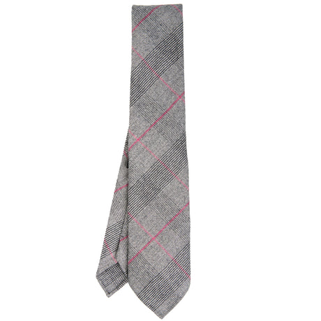 LIGHT GREY CLASSIC UNLINED WOOL TIE