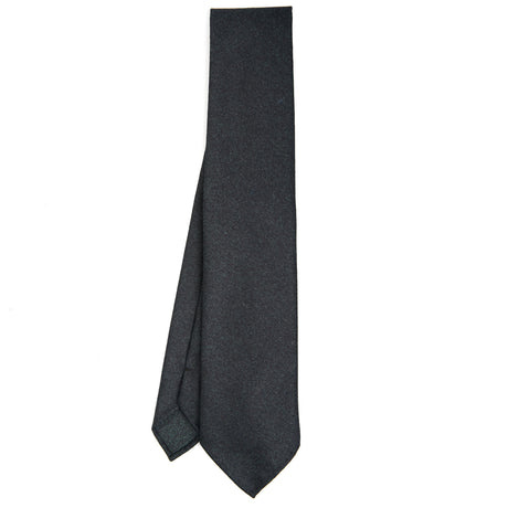 DARK GREEN CLASSIC UNLINED WOOL TIE