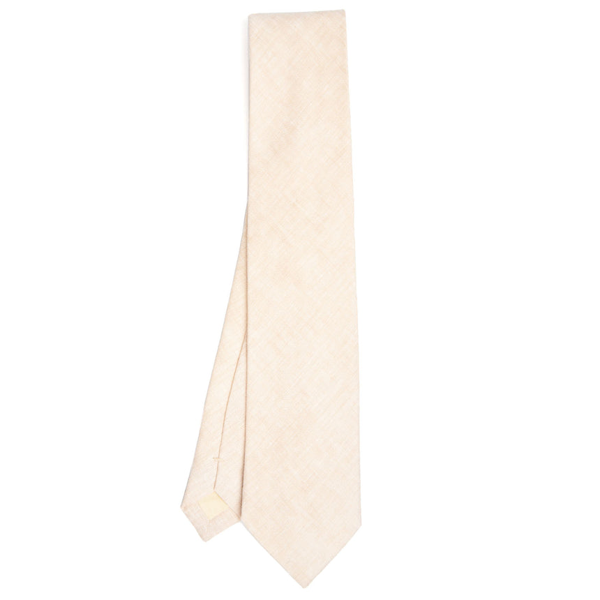 BEIGE SARTORIAL LINEN TIE