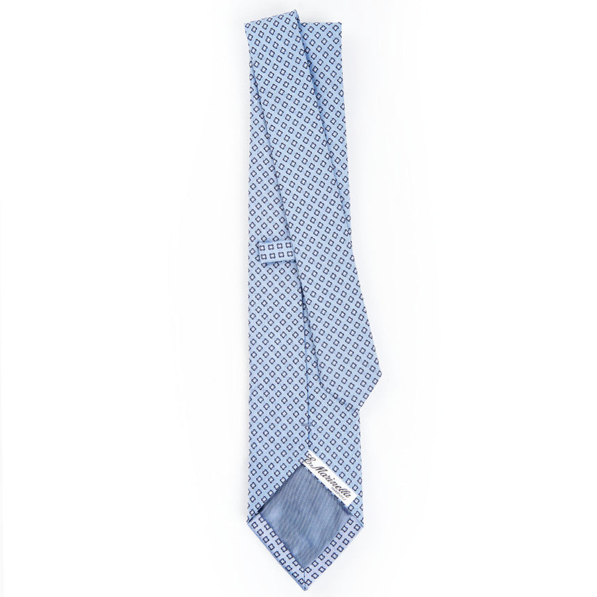 LIGHT BLUE SARTORIAL JACQUARD SILK TIE