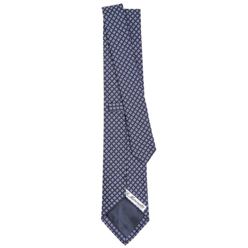 DARK BLUE SARTORIAL JACQUARD SILK TIE