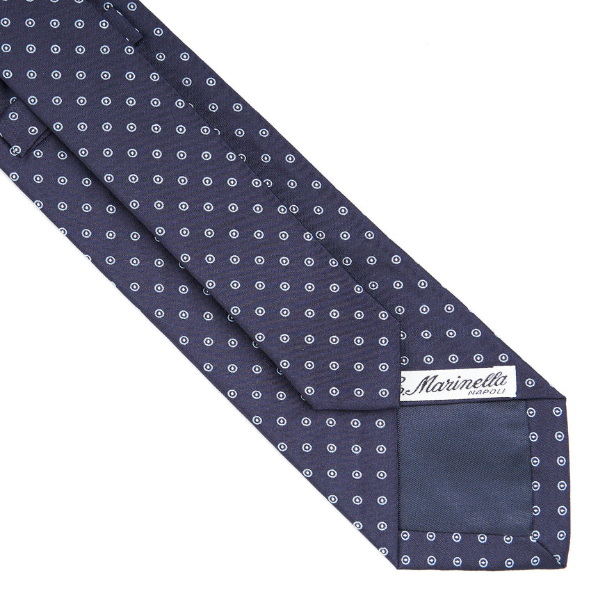 DARK BLUE SARTORIAL JACQUARD SILK TIE