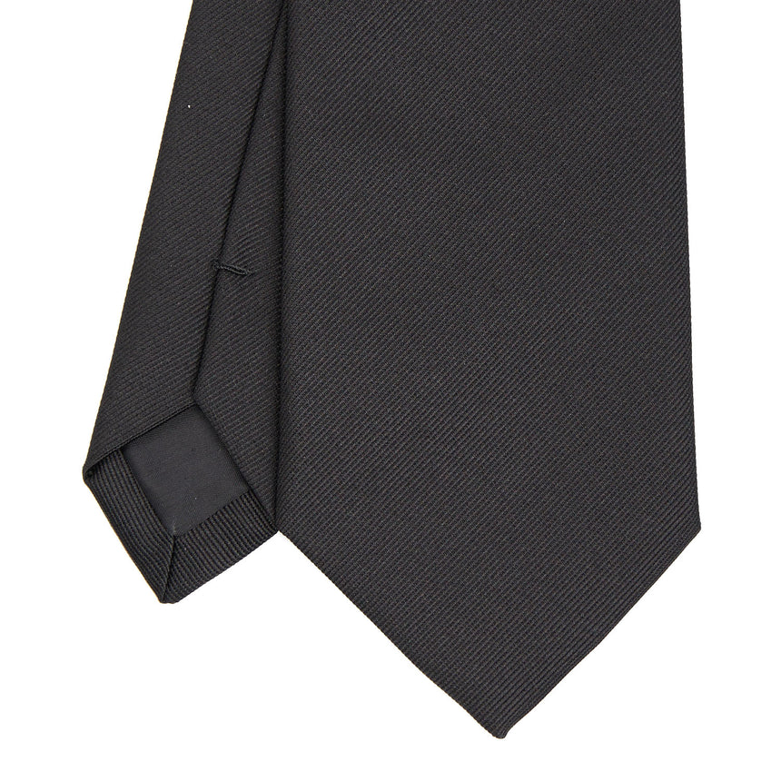 BLACK SARTORIAL JACQUARD SILK TIE