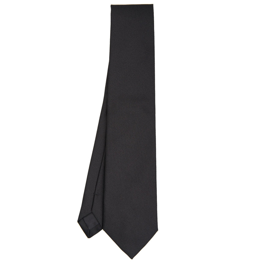 BLACK SARTORIAL JACQUARD SILK TIE