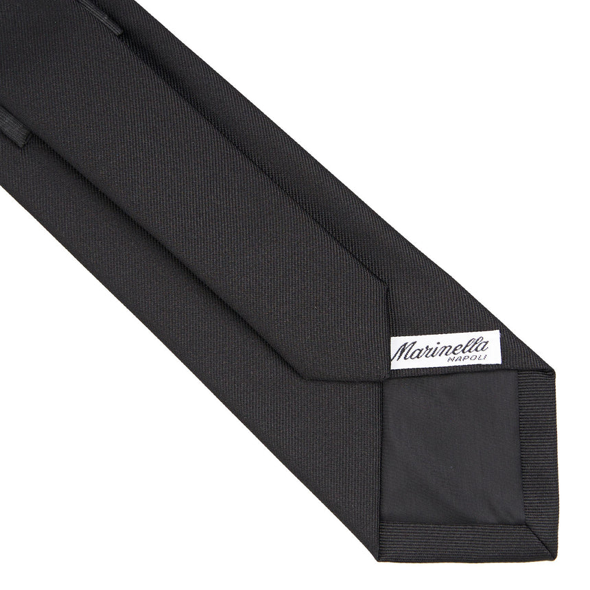 BLACK SARTORIAL JACQUARD SILK TIE