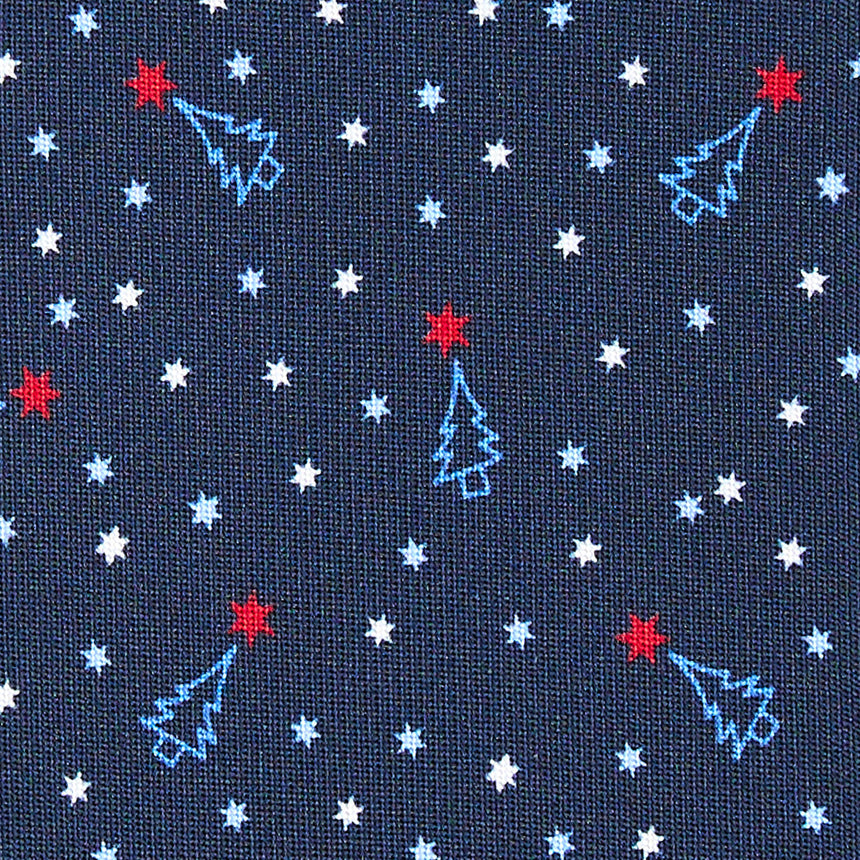 DARK BLUE SARTORIAL HOLIDAY SILK TIE