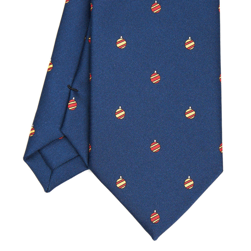 DARK BLUE SARTORIAL HOLIDAY SILK TIE