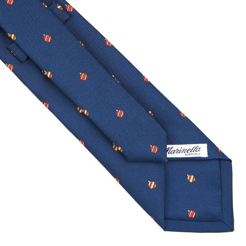 DARK BLUE SARTORIAL HOLIDAY SILK TIE