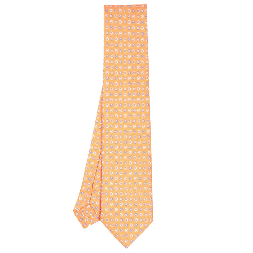 ORANGE SILK AND ORANGE FIBER TIE