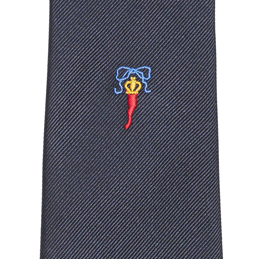 BLUE JACQUARD SILK TIE