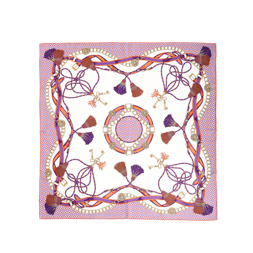 FOULARD IN SETA 65 VIOLA