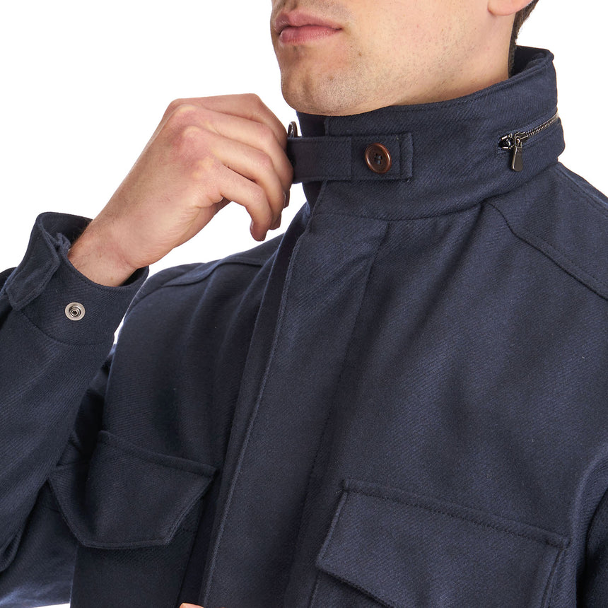 GIACCONE FIELD JACKET BLU