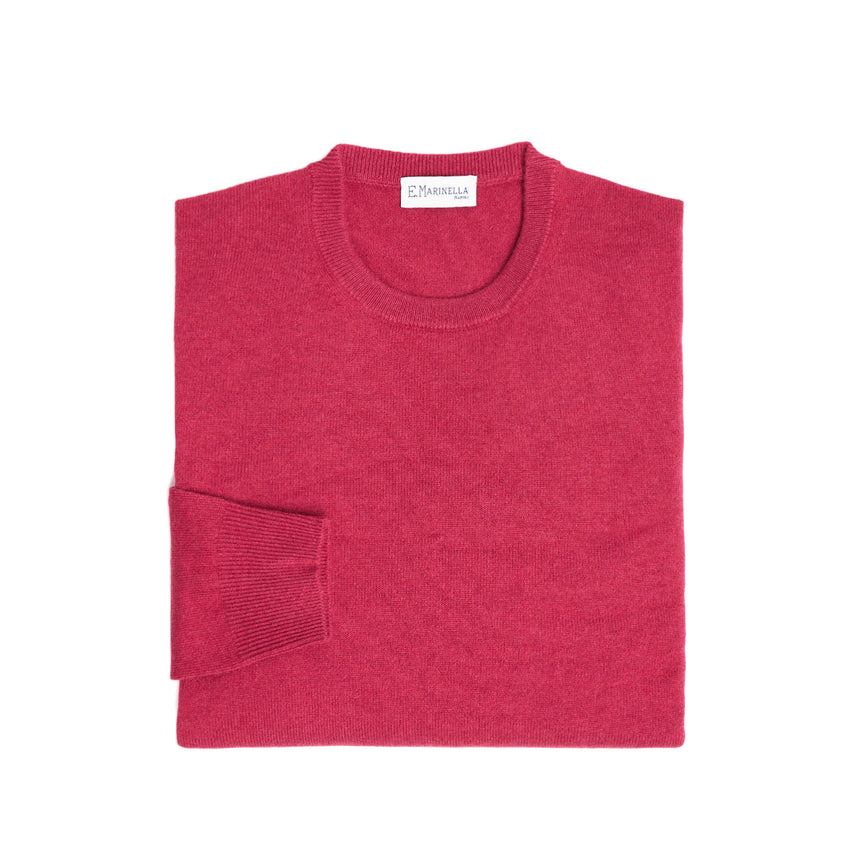 MAGLIONE GIROCOLLO ROSSO