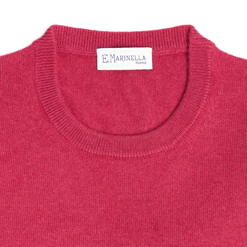 MAGLIONE GIROCOLLO ROSSO