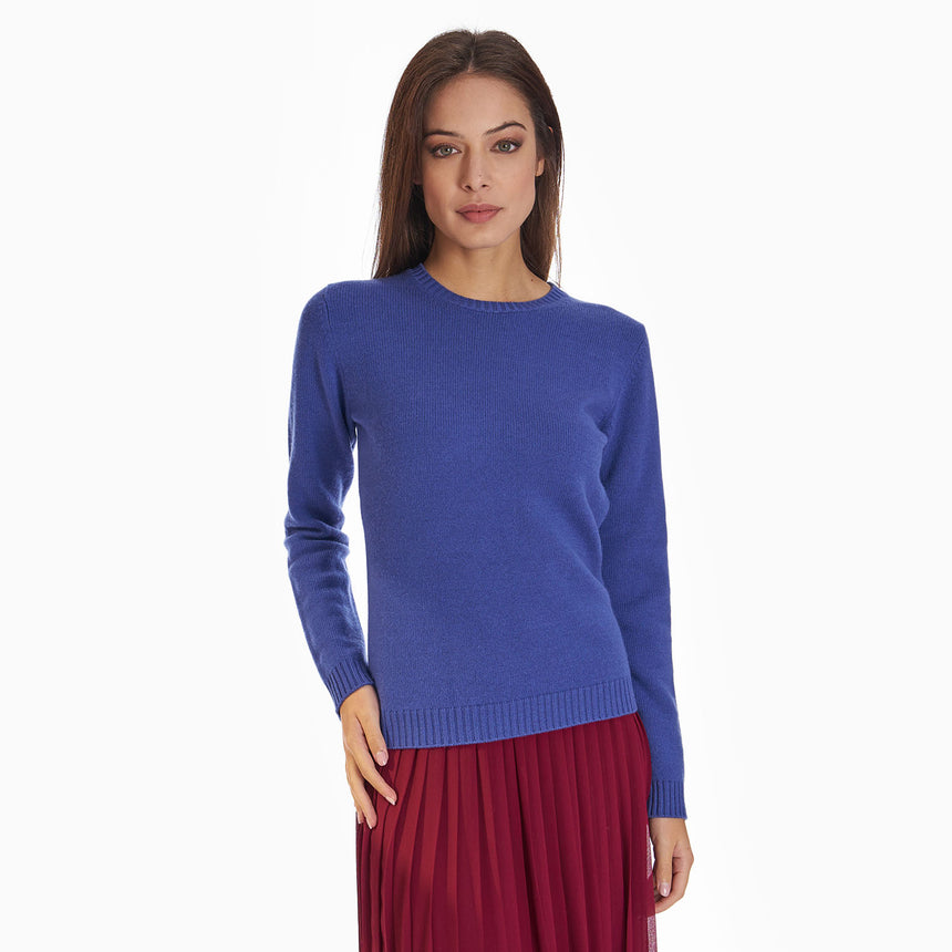 MAGLIONE GIROCOLLO BLUETTE