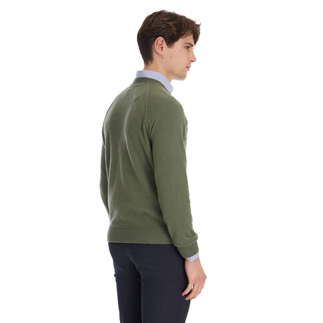 MAGLIONE GIROCOLLO VERDE CHIARO