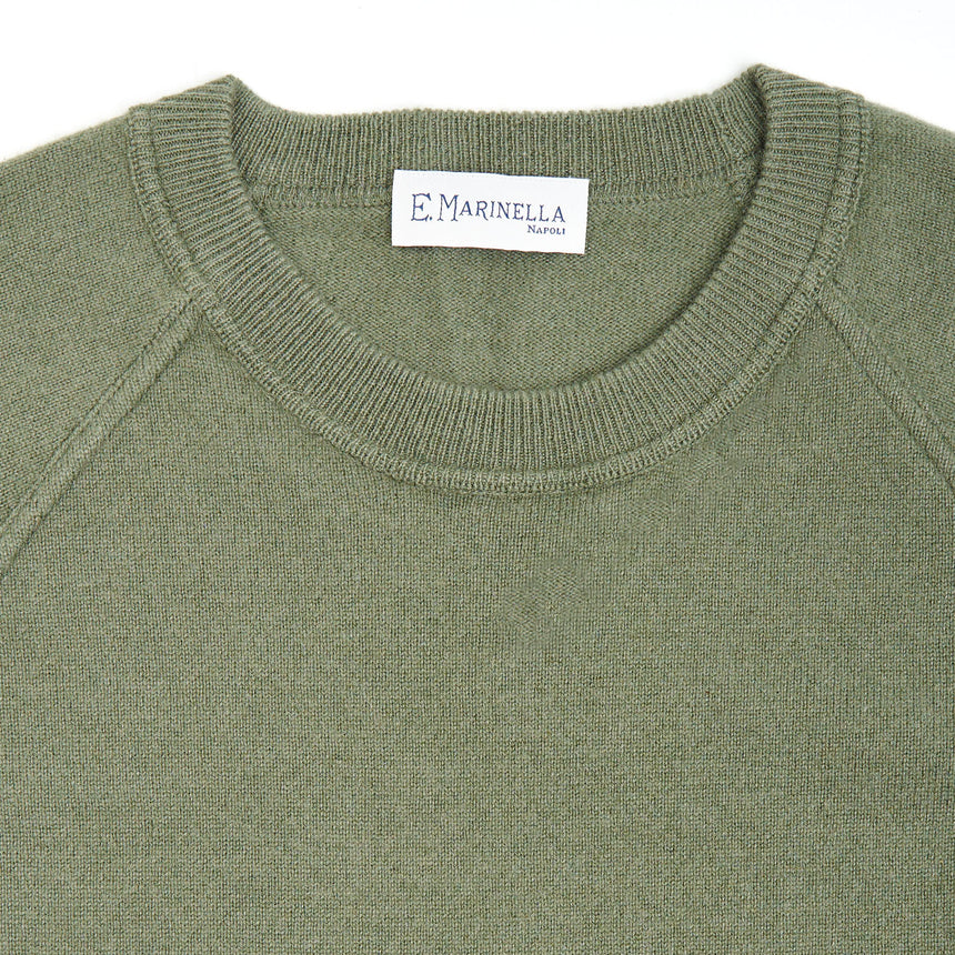 MAGLIONE GIROCOLLO VERDE CHIARO