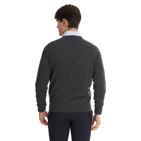 MAGLIONE GIROCOLLO GRIGIO SCURO