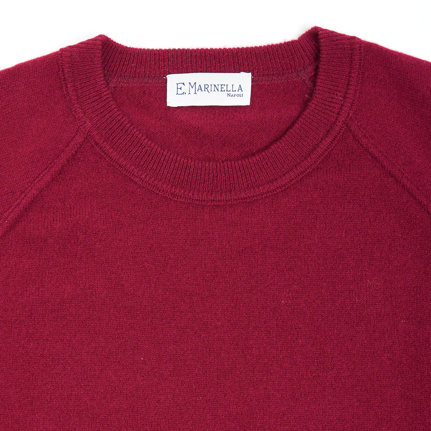 MAGLIONE GIROCOLLO BORDEAUX VINACCIA