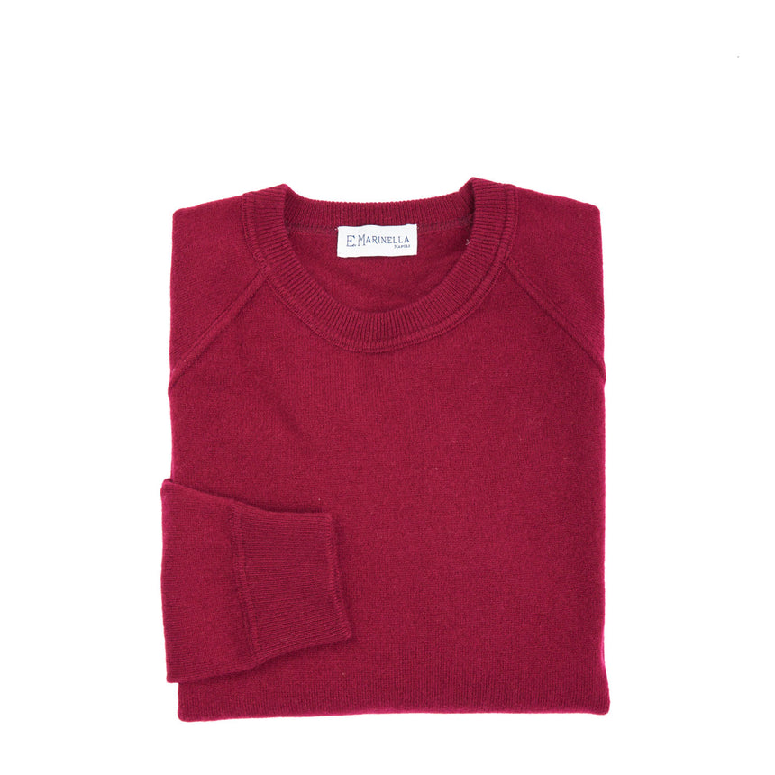 MAGLIONE GIROCOLLO BORDEAUX VINACCIA