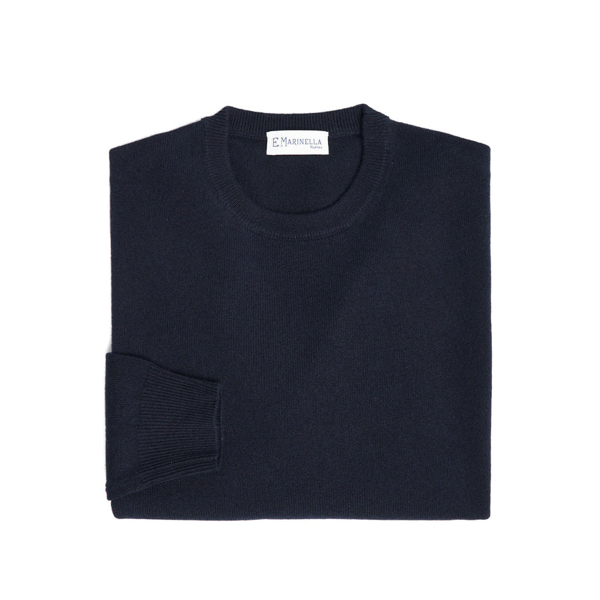 DARK BLUE CREWNECK SWEATER