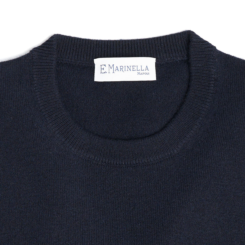 DARK BLUE CREWNECK SWEATER