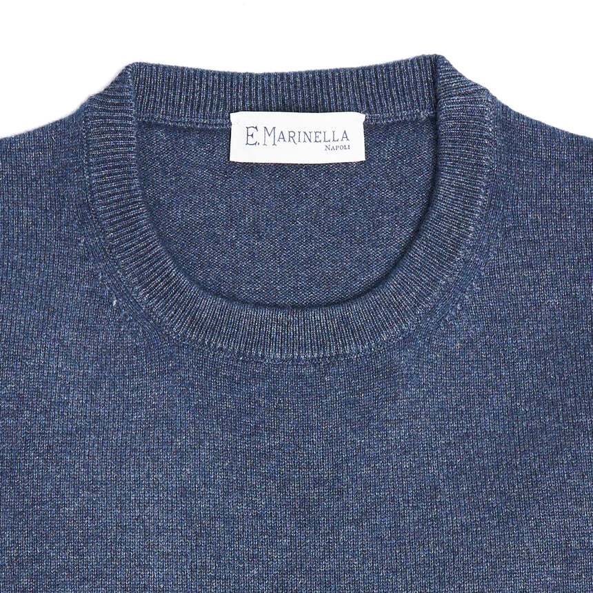 BLUE CREWNECK SWEATER