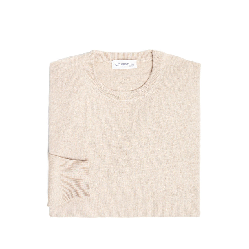 BEIGE CREWNECK SWEATER